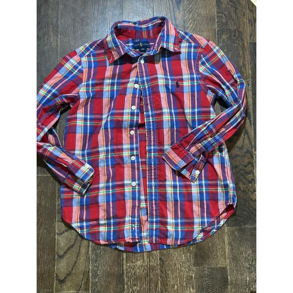 Ralph Lauren Boys‎ Button Down Small 8